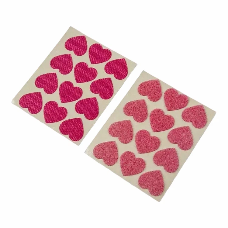 Hearts Adhesive Hook And Loop