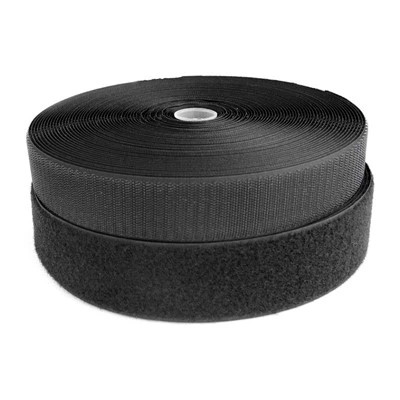 Quais as larguras de fecho de velcro utilizadas na indústria alimentícia?